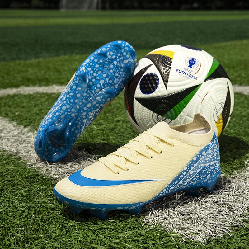 Men professional soccer shoes sport ultra-light non-slip unisex football boots cleats FG/TF Boy grass training shoes