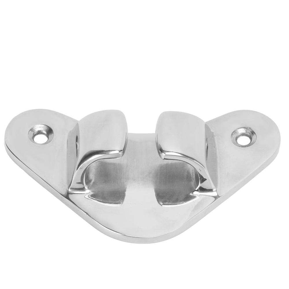 Corrosion Resistant Straight Bow Cleat Chock Finely Polished Boat Line Chock Dock Mooring