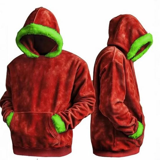Autumn & Winter European-American Christmas Digital Print Hoodie