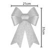Christmas Bow Red Gold Xmas Tree Large Bowknot For Home Decoration Wedding Navidad New Year Party DIY Hanging Decor