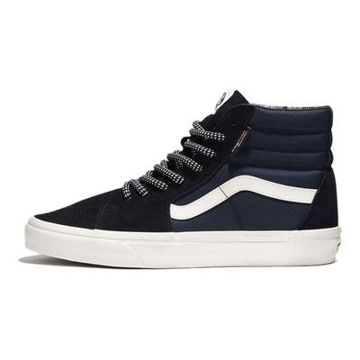 Sk8 Hi Módní Všestranné Nízké Vysoké Skate Boty Unisex Tenisky Modrá Černá VN000CMXLKZ