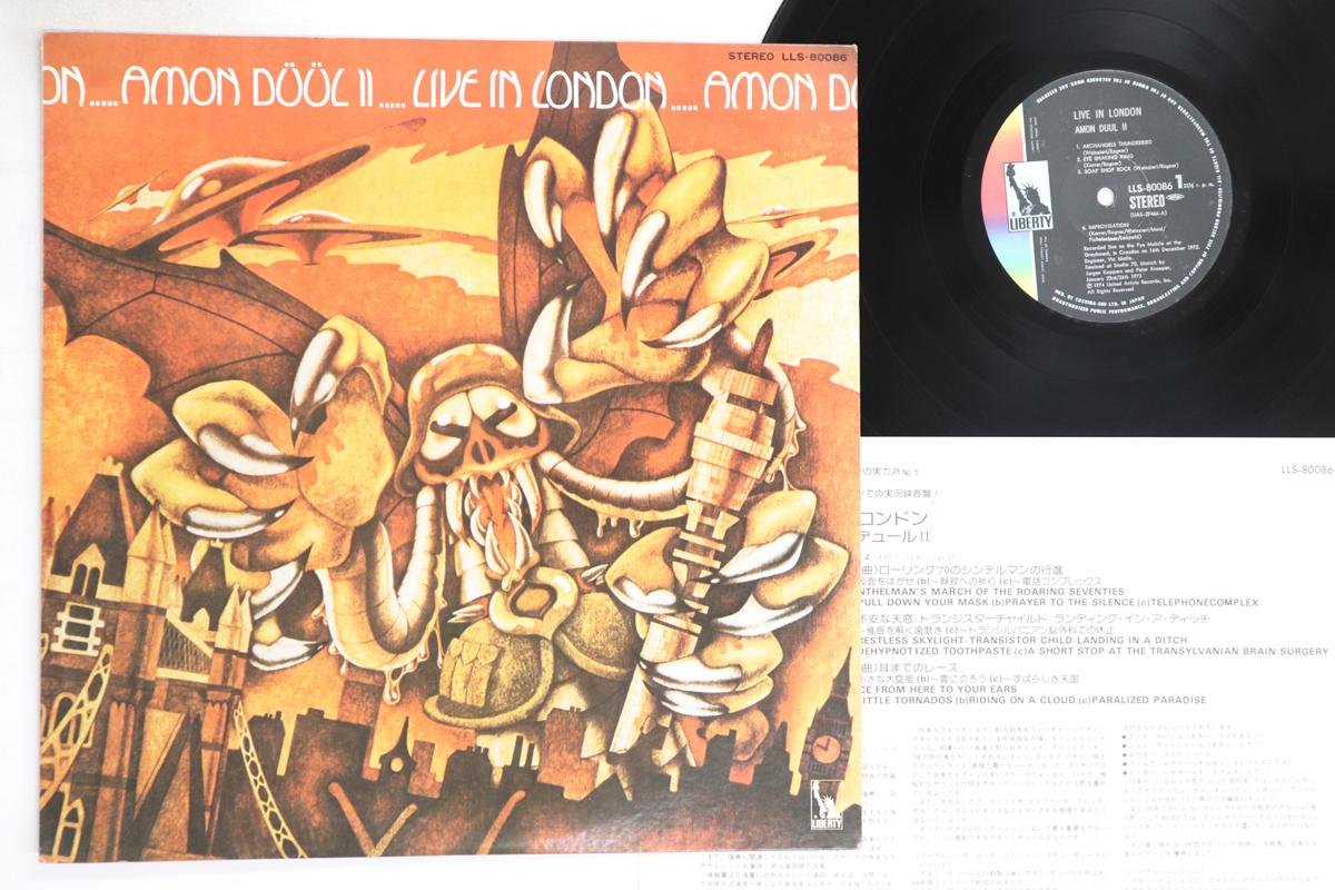 

LP Record AMON DUUL II - Live In London LLS80086 LIBERTY 1974 Japan Rock Used