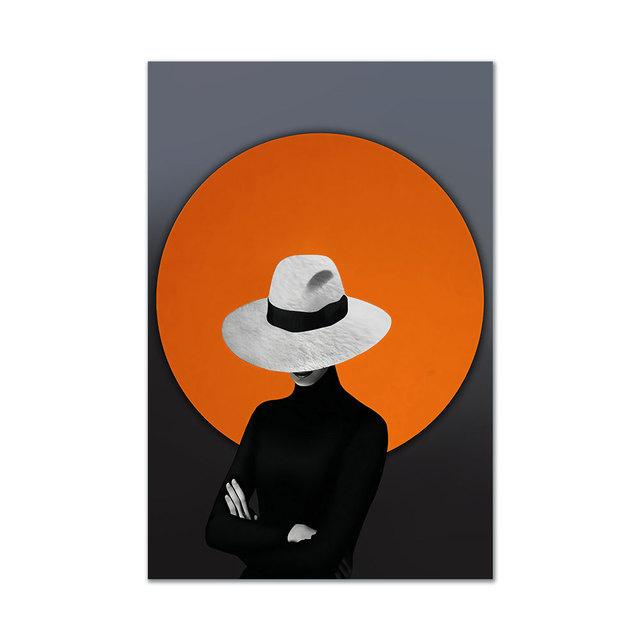 Modern Sexy Women Portrait Art Poster Nordic Minimalist Canvas Print Wall Art Painting Scandinavian Pictures Living Room Decor