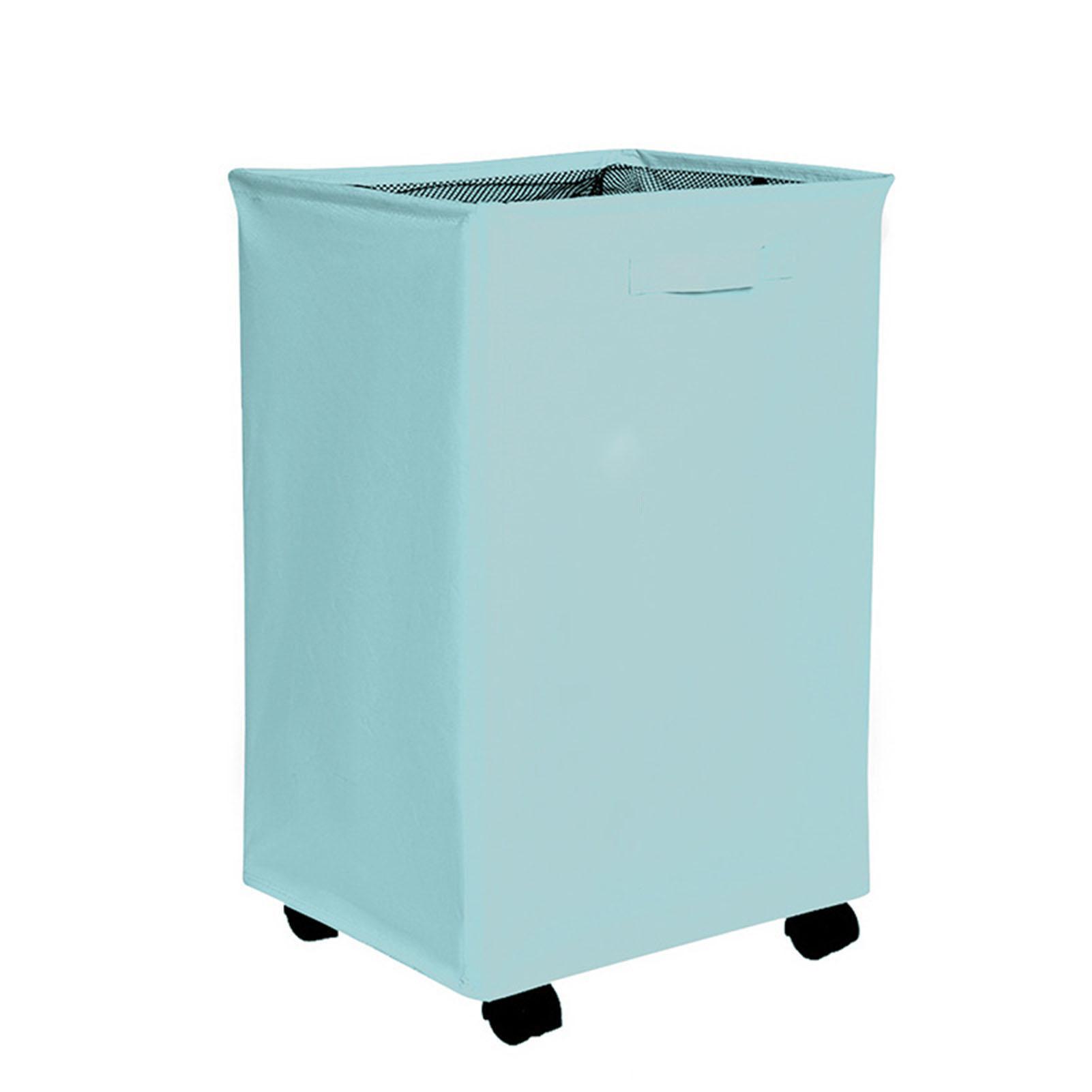 

Большая прямоугольная корзина для белья с роликами для грязной одежды для дома в прачечной