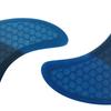 UPSURF Surfboard Fins, 5-Fin Set, Double Tabs Compatible, K2.1 Size, Carbon Fiber (Blue)