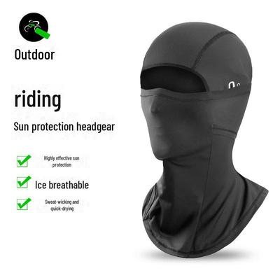 Μάσκα Προσώπου Ολόκληρου Προσώπου Γρήγορης Ξήρανσης από Μετάξι Πάγου: Αναπνεύσιμο, Απορροφητικό Ιδρώτα Αντηλιακό για Ιππασία, Ψάρεμα και Κράνη Μοτοσικλέτας
