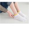 Female Short-tube Colorful Summer Low-cut Simple Thin White Socks and Boat Socks Casual Home