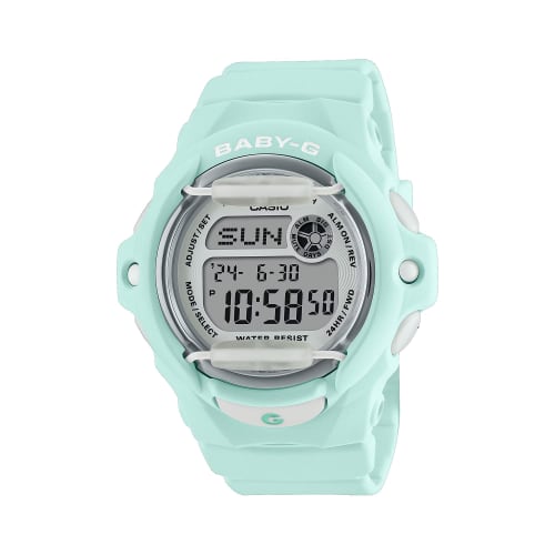 Casio Women's Baby G Watch 039 Light Mint BG169R-3 46mm Resin