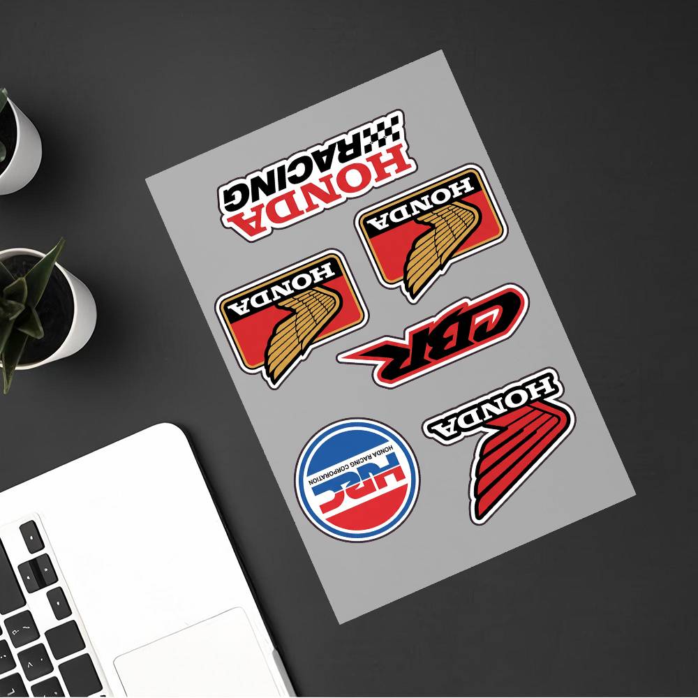 Honda Racing Stickers Moto Sticker Auto Body Bumper Windows Motorcycle Laptop Walls Vinyl Decal Car Tuning Accessories ZB4