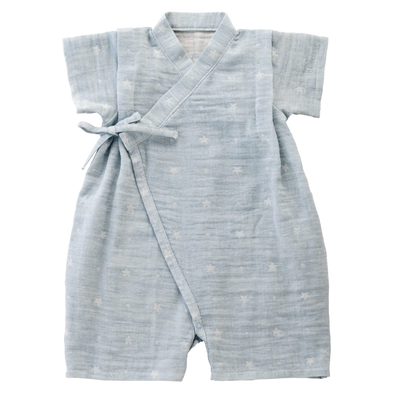 

Akachan no Shiro Jinbei Sizes Star Pattern Made in Japan All, 50-70, Gauze, Sax,