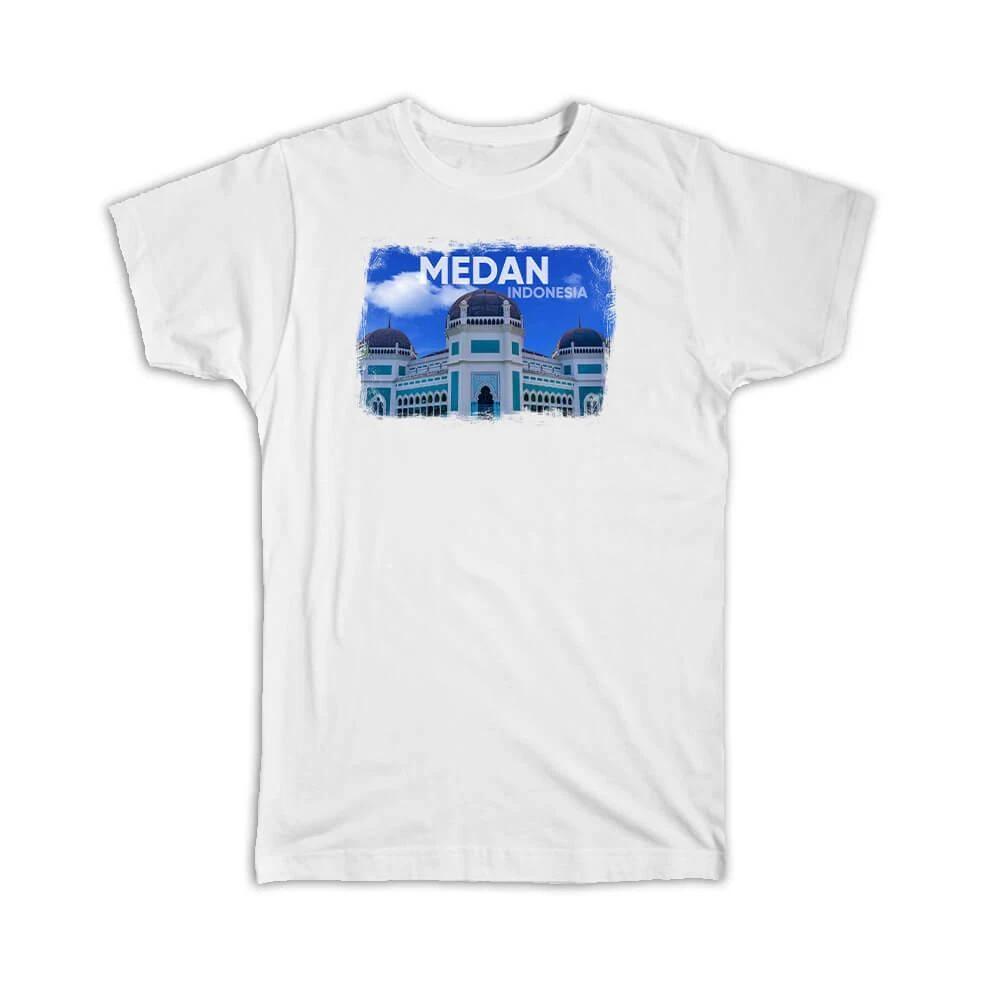 

Gift T-Shirt : Medan Indonesia Mosque Indonesian Muslim Frame M
