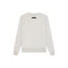 Fear of God Essentials S22 Crewneck Sweatshirt with Flocking and Fleece Lining Unisex Tops Light-Oatmeal FOG-SS22-036
