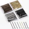 50PCs Women Gold Hair Clip Hairpin Hairstyle Styling Tool Hairgrip U Shape Barrette Hair Clips for Women Hair Access