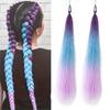 Set de împletituri Box Braid de Crăciun de 26 de inci cu elastice pentru copii