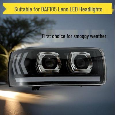 Ansamblu Far LED Universal pentru Camion pentru DAF XF CF LF105 Modificat Lentilă