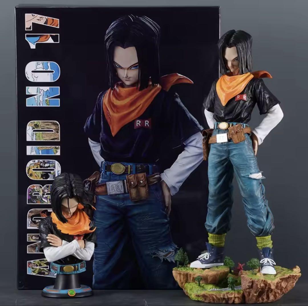 

[USED] Dragon Ball Android 17 29cm Garage Kit Figure Overseas Exclusive