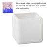 Fashionable Square Sturdy Silicone Mold 10cm Cube for Craft Supplies Resin Waxed Clay Jewelry Making and Decoration