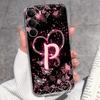 For Realme C71 C67 C65 C63 C61 C55 C53 C35 C85 Pro C75 C75x Phone Case Pretty Love Heart Letters Soft Housing Transparent TPU Silicone Anti Drop Shell