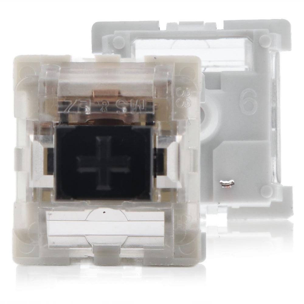 20PCS Black Switch Keyboard Switches 3 Pin Cross Black Axis Switch Replacement Mechanical Keyboard