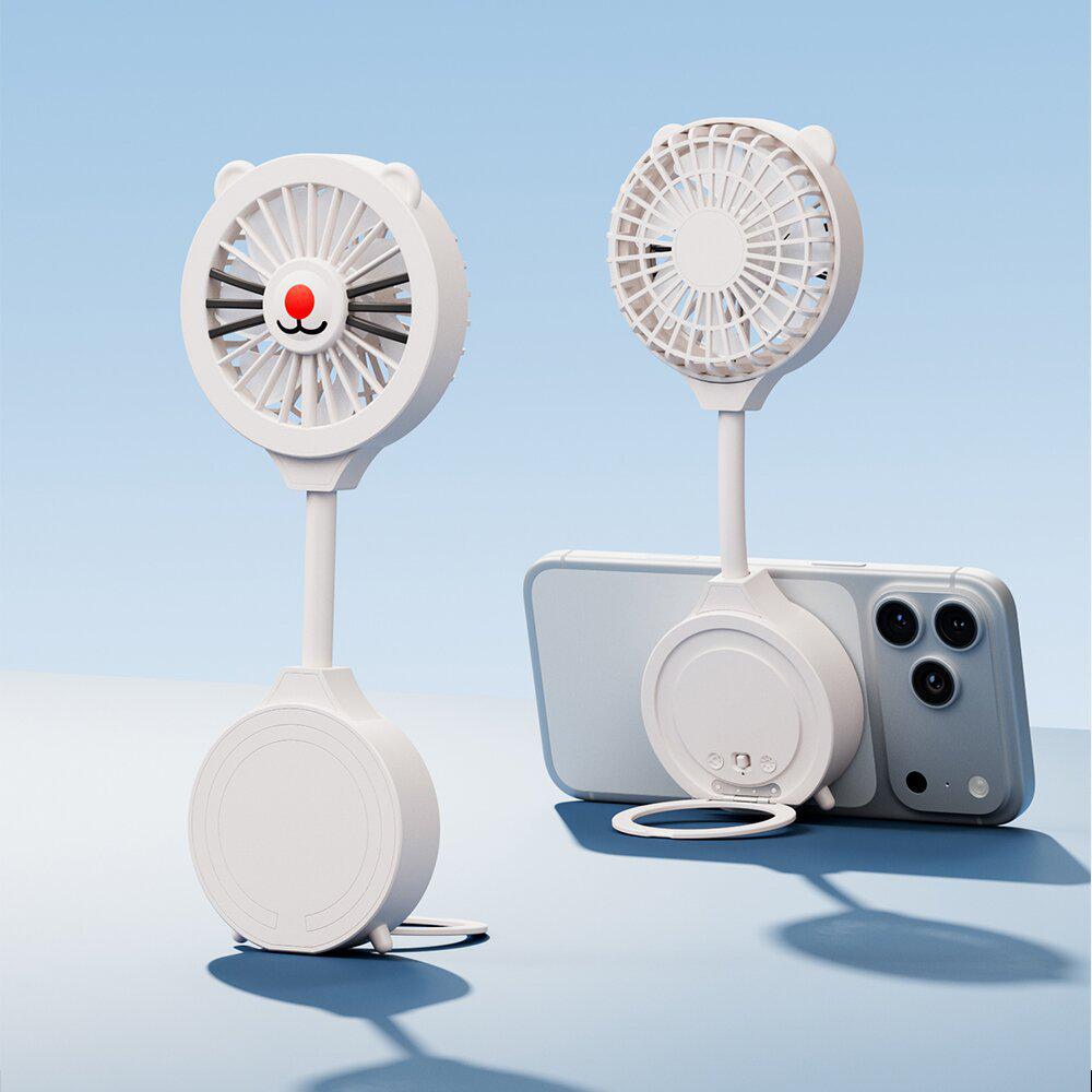 2026 Compact Foldable Handheld Fill Light Fan - Portable Outdoor Mini Fan Gift for Students