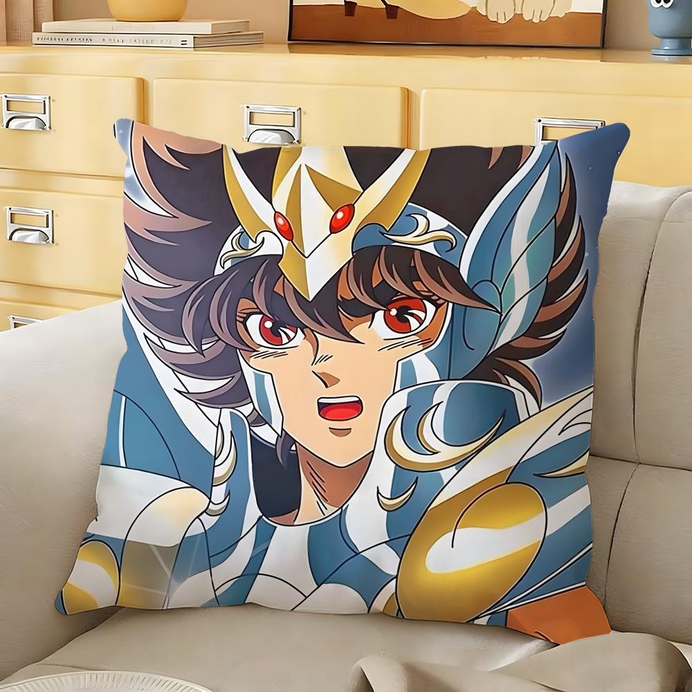 Anime SSaint SSeiya Cushion Cover Soft Durable Reversible Pillow Cover Home  Car MultiScene Daily Comfort Pillowcase