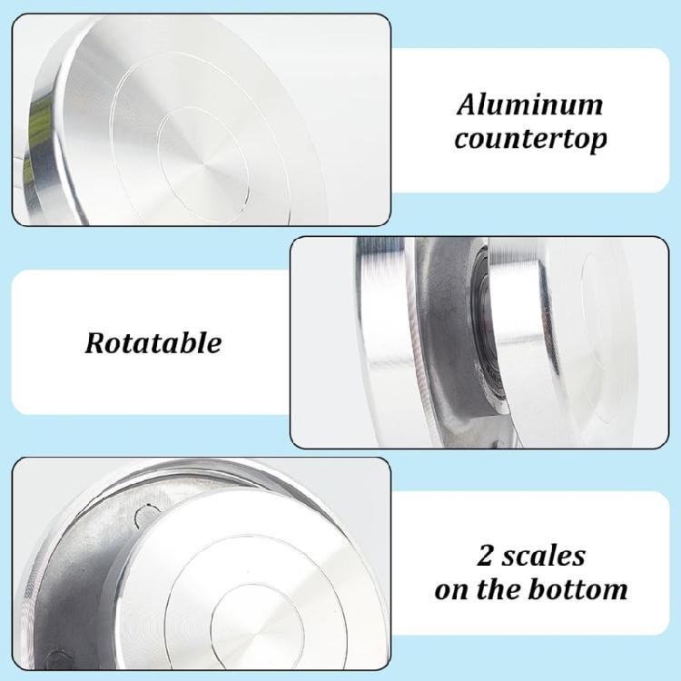 6/8/10/12 cali Koło Garncarskie Obrotowe Stół Obrót Koło Rzeźbiarskie Łatwe w Użyciu Obrotowy Stół do Ciasta