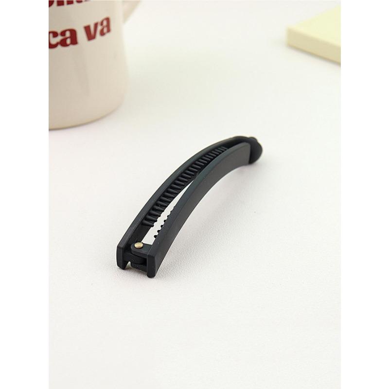 1/5 Stück Mode Einfache Mattierte Bananen Haarspangen Haarclips Für Frauen Mädchen Party Haaraccessoires