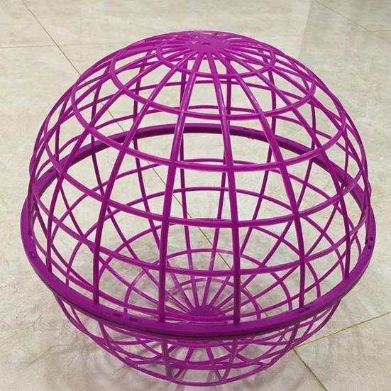 Ball-Shaped Chicken Cage Outdoor Spherical Chicken Coop Poultry Protection Cage Pigeon Rabbits Duck Safe Walking Net for Pet Safety Yard Farm Use