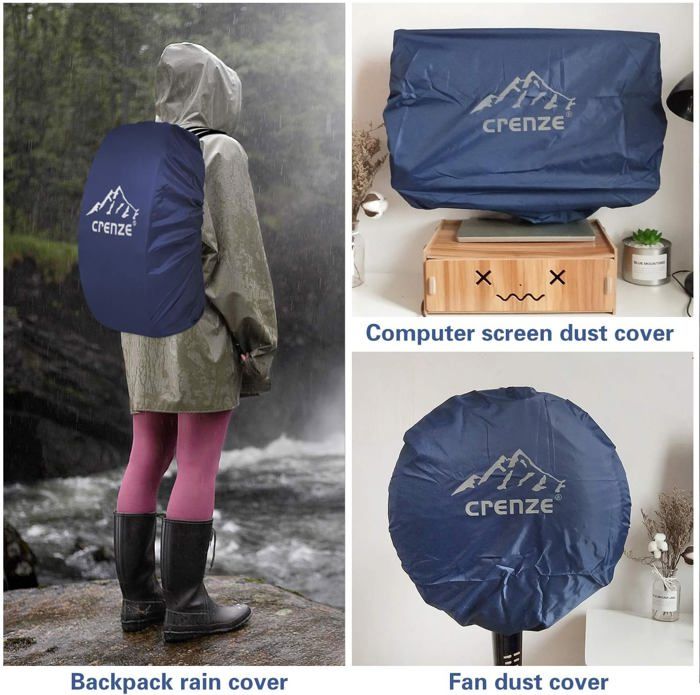 Rain Cover - 40-50L - Waterproof - Reflective - 190T Nylon