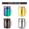 AQTQAQ 1 Set Car Styling Zinc Alloy Anti-theft Sport Car Tire Valve Caps Wheel Tires Tire Stem Air Cap Airtight Covers