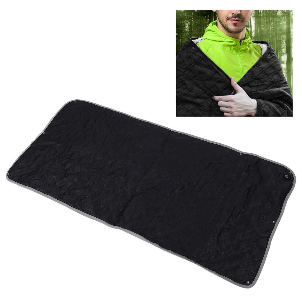Heated Blanket Water Proof   Heating Comfortable Fleece Portable Heated Mat for Camping Picnic