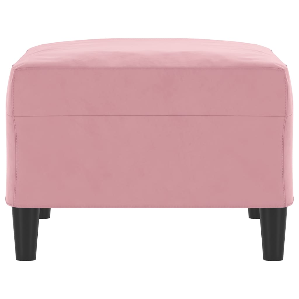 Footstool Pink 70x55x41 Cm Velvet