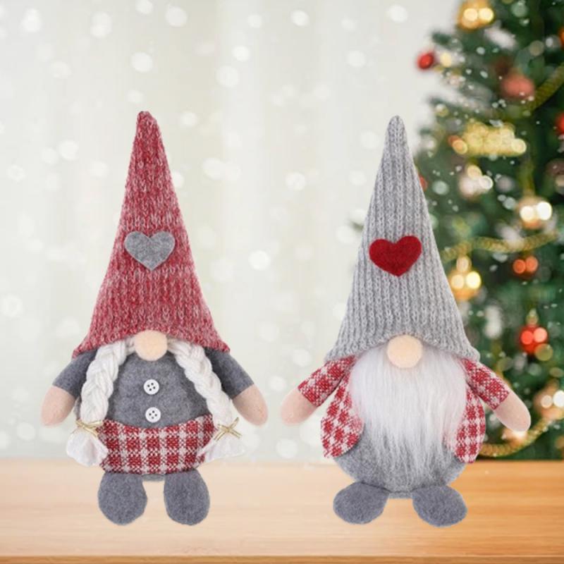 Gnome Christmas Faceless Doll Merry Christmas Decorations For Home 2024 Cristmas Ornament Xmas Tree Navidad Natal New Year 2025