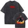Band Morat Yem Asuntos Pendientes Vintage Washed T Shirts Men Women Fashion Hip Hop Punk T-shirt Casual Loose Oversized T-shirts