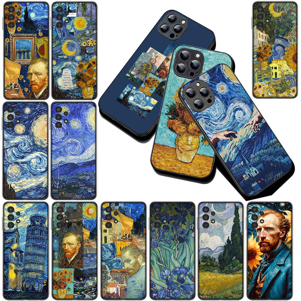 Wallpaper Starry Night Van Gogh Phone Case for Xiaomi Redmi Note 13 14 Pro Plus ProPlus 14C 13C Pro+ 5G Protective Cover