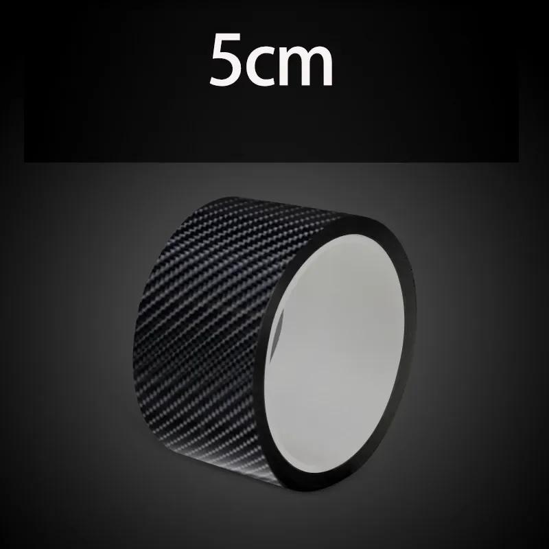 Carbon Fiber Car Door Sill Sticker Scratch Proof Moulding Strip Car Sticker Protector Door Edge Protective Black