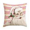 1/4Pcs Santa Claus, Snowman, Patterned Printed Pillowcase, Sofa Cushion Cover, Christmas Decoration, (Without Pillow Core)
