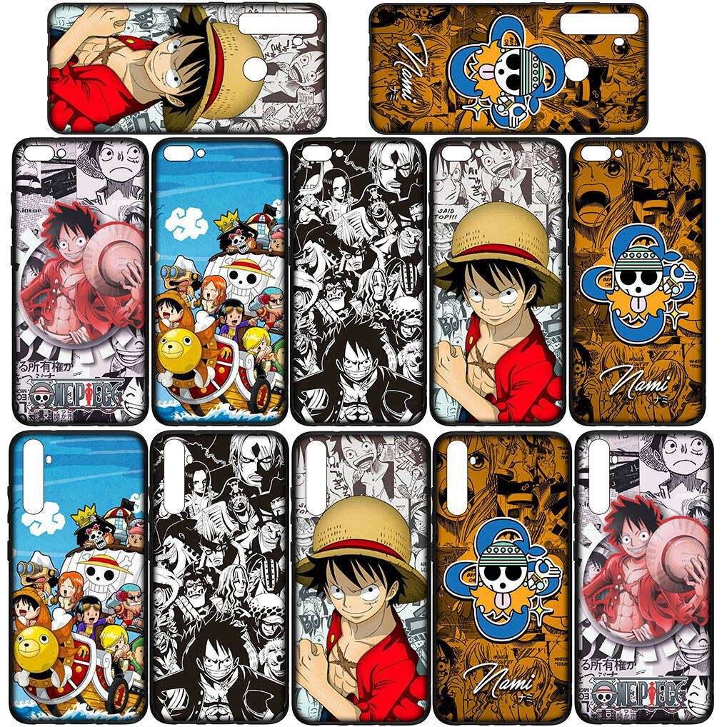 for Samsung Galaxy S25 S24 S23 iPhone 17 16 15 Xiaomi Redmi Note 14 13 12 11 Plus Pro Max XR Phone Case Lovely Nami One Piece Luffy OPPO Huawei Cover