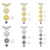 Creative Bridal Bouquet Jewelry Rhinestones Bowknot Brooch Pin Feature Photo Insert DIY Wedding Memorial Accessory