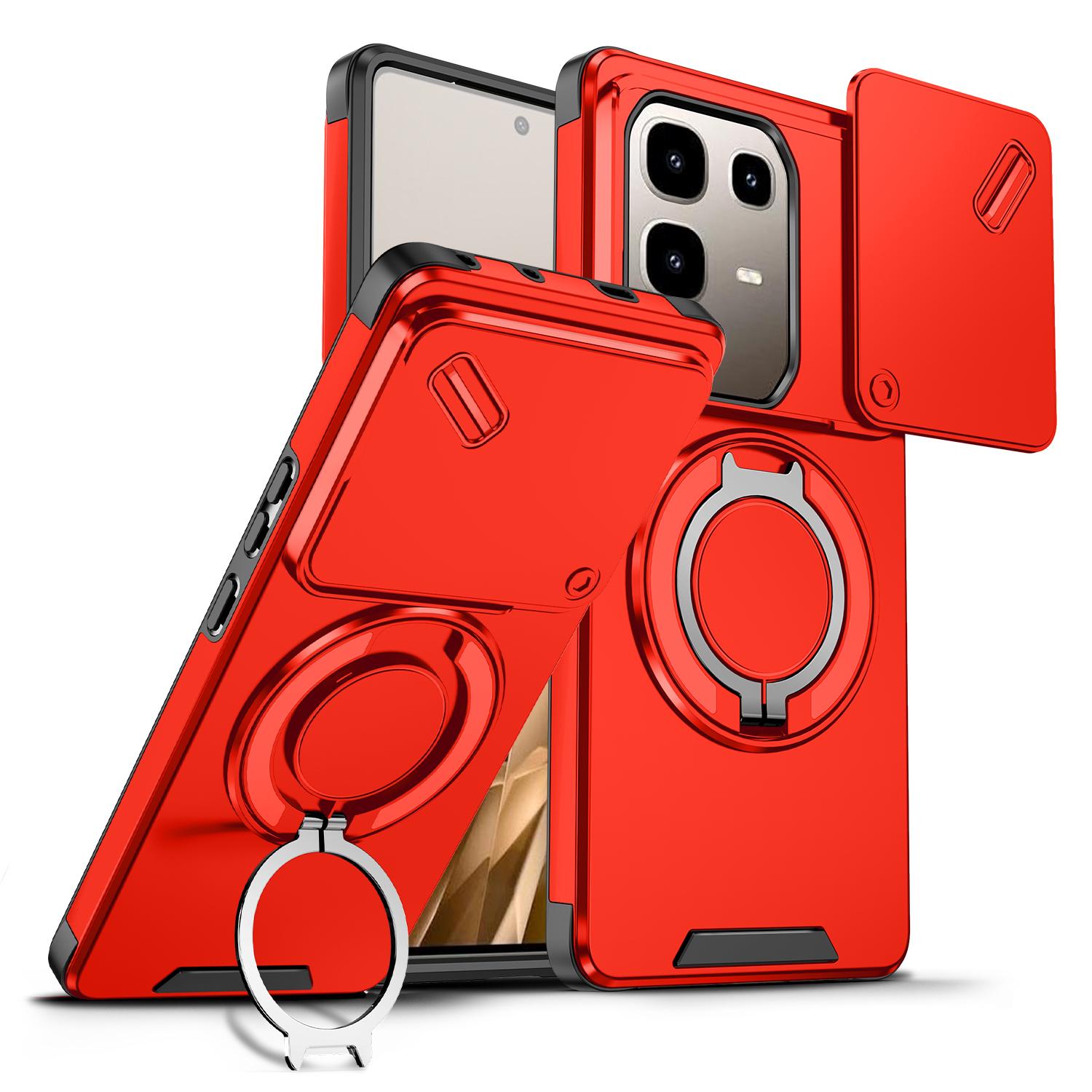 

Чехол для Infinix Note 50 Pro+ Чехол-крышка для Infinix Note 50 Pro Plus Магнитное кольцо Бронированный Слайдер для камеры Беспроводная зарядка Magsafe Чехол Infinix Note 50 Pro+