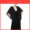 Sciarpa di Chiffon da Donna Elegante Mantellina Parasole con Manica Corta per Matrimoni e Abbigliamento Estivo
