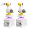 Tragbares Schlüsselanhänger-Spielzeug 1/2 Stück Möwen-Mine-Knopf-Schlüsselanhänger, Wiederaufladbarer Fidget-Clicker mit echtem taschengroßem Stress-Geräusch und LED-Licht, Mini