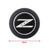 Universell JDM 1 Stück Silber Z Hupenknopf Auto Hupe Rennwagen Lenkrad Hupenknopf Abdeckung Fairlady Z34 Für NISSAN Auto Styling