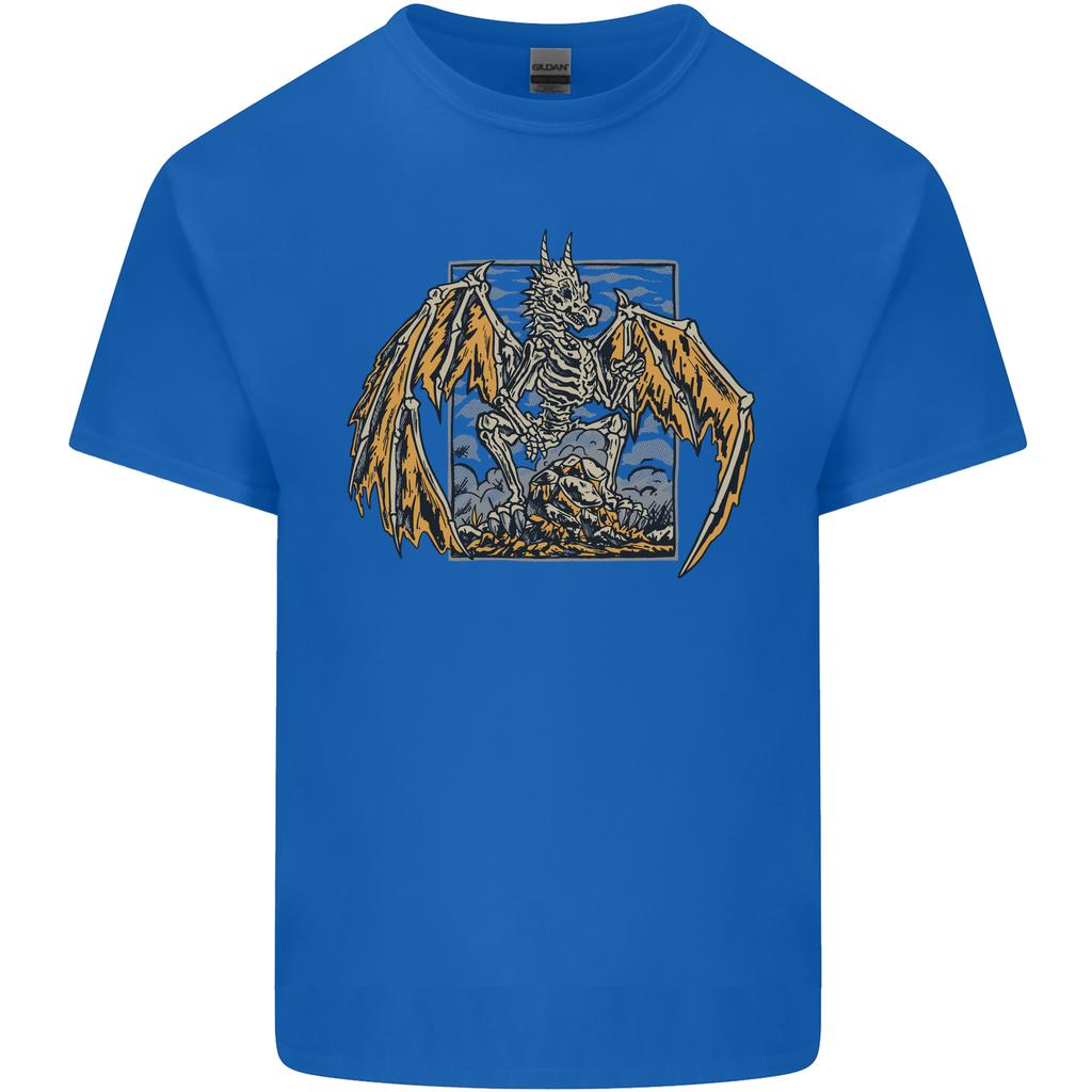 Devil Dragon Skeleton Fantasy Skull Demon Unisexs Light Cotton TShirt