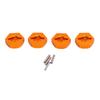 4 Pcs 12mm Aluminum Alloy Hex Wheel Hubs Adapters With Axle Pins for TRAXXAS 1 16 RC Car Parts Gold