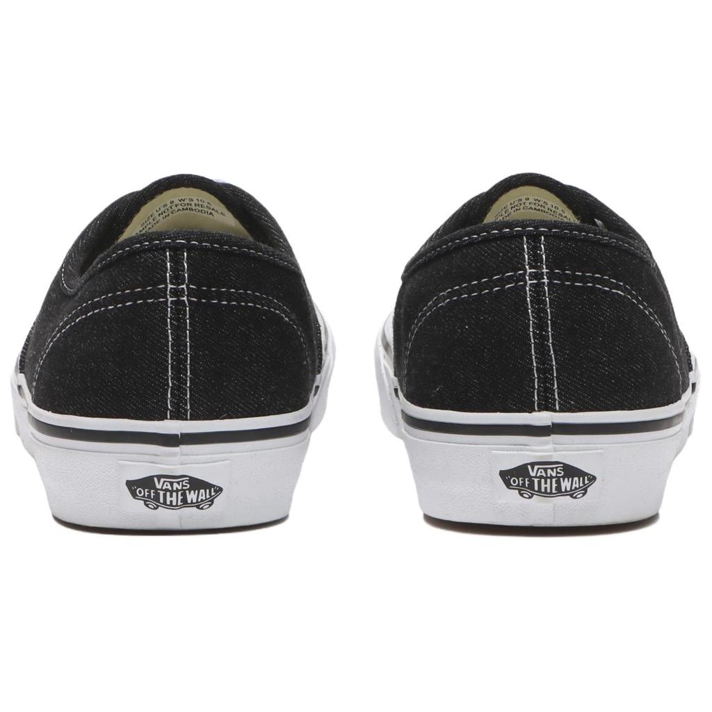 Vans Scarpe da Skate Autentiche Classiche Versatili Sneakers Unisex Denim-Nero VN000D7YBA2