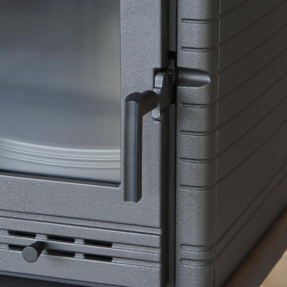 Holzbefeuerter Gusseisenofen KRATKI K10 Ø 150 10 kW mit Kochplatten