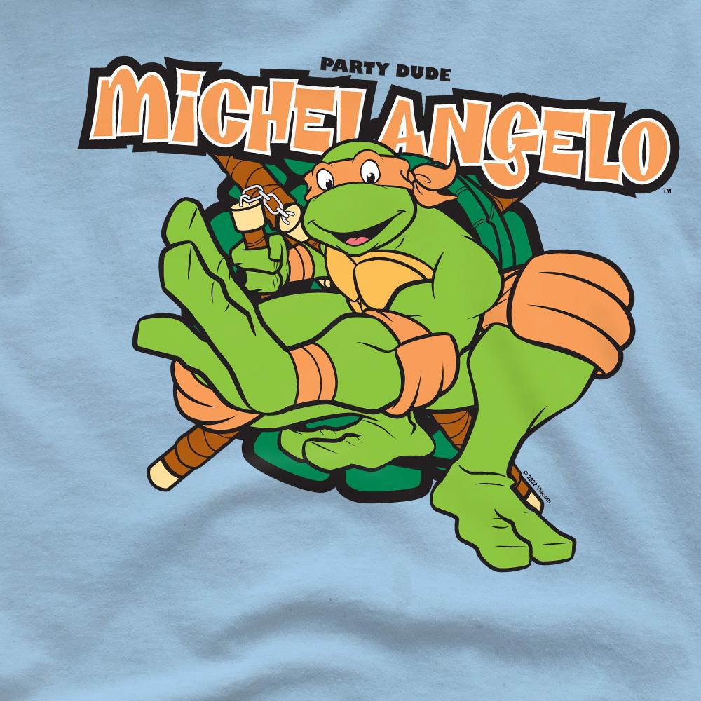Teenage Mutant Ninja Turtles Mens Party Dude Michelangelo T-Shirt