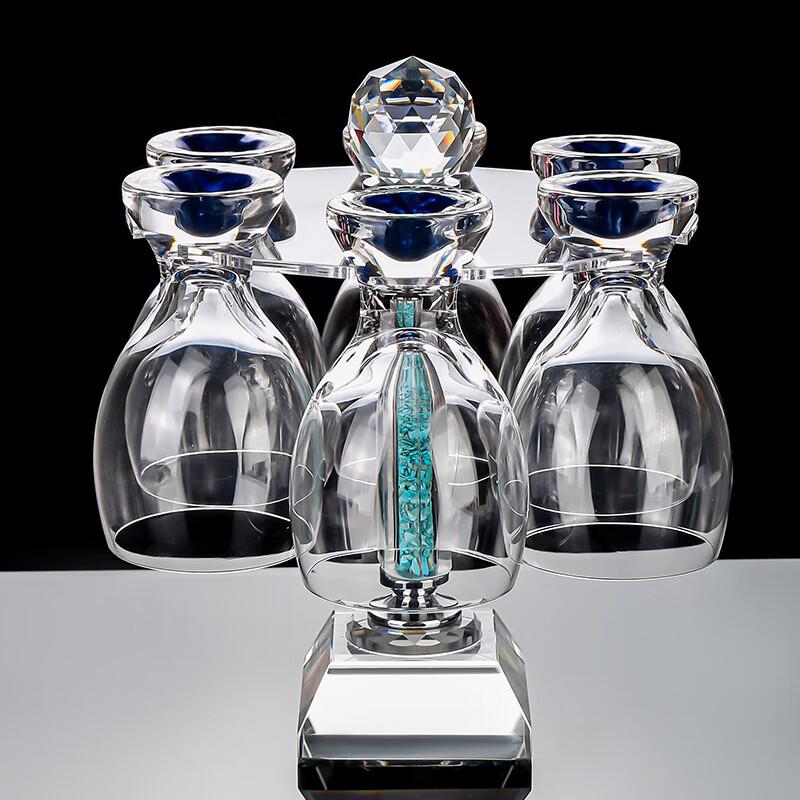 Shanqi Creative Gold Foil Beer Glasses Set (6-Pack)