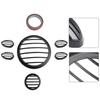 Front Headlight Guard Cover Grille Black Set Fit For Yamaha Pg-1 2023-2024